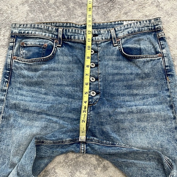 NWT Rag & Bone Nina High Rise Skinny Jeans Farrow Wash Button Fly Sz 33 - Picture 7 of 10